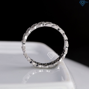 Nhẫn nam kim tiền đính full kim cương Moissanite NNAM0250