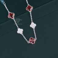 Lắc tay bạc nữ cỏ 4 lá đính đá đẹp LTN0444 - Trang Sức TNJ