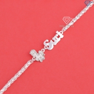 Lắc bạc cho bé khắc tên hình con ngựa LTT0201- Trang Sức TNJ