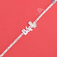 Lắc tay bạc cho bé khắc tên hình con ngựa LTT0202- Trang Sức TNJ