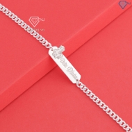 Lắc bạc cho bé khắc tên hình con ngựa đẹp LTT0205 - Trang Sức TNJ