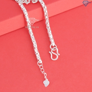 Lắc bạc cho bé khắc tên và con giáp theo yêu cầu LTT0209