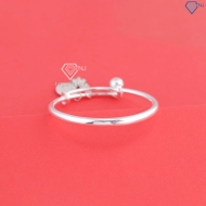 Lắc bạc dạng kiềng cho bé sơ sinh khắc tên hình con ngựa LTT0212