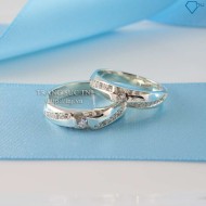 Nhẫn đôi bạc nhẫn cặp bạc đẹp ND0180 - Trang sức TNJ