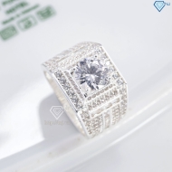 Nhẫn bạc nam cao cấp hình chữ T đẹp NNA0884 - Trang sức TNJ