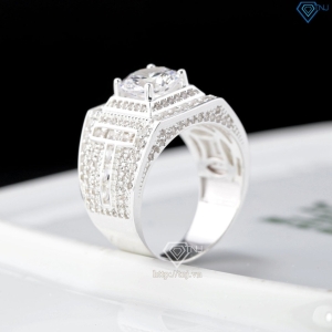 Nhẫn bạc nam cao cấp hình chữ T đẹp NNA0884 - Trang sức TNJ