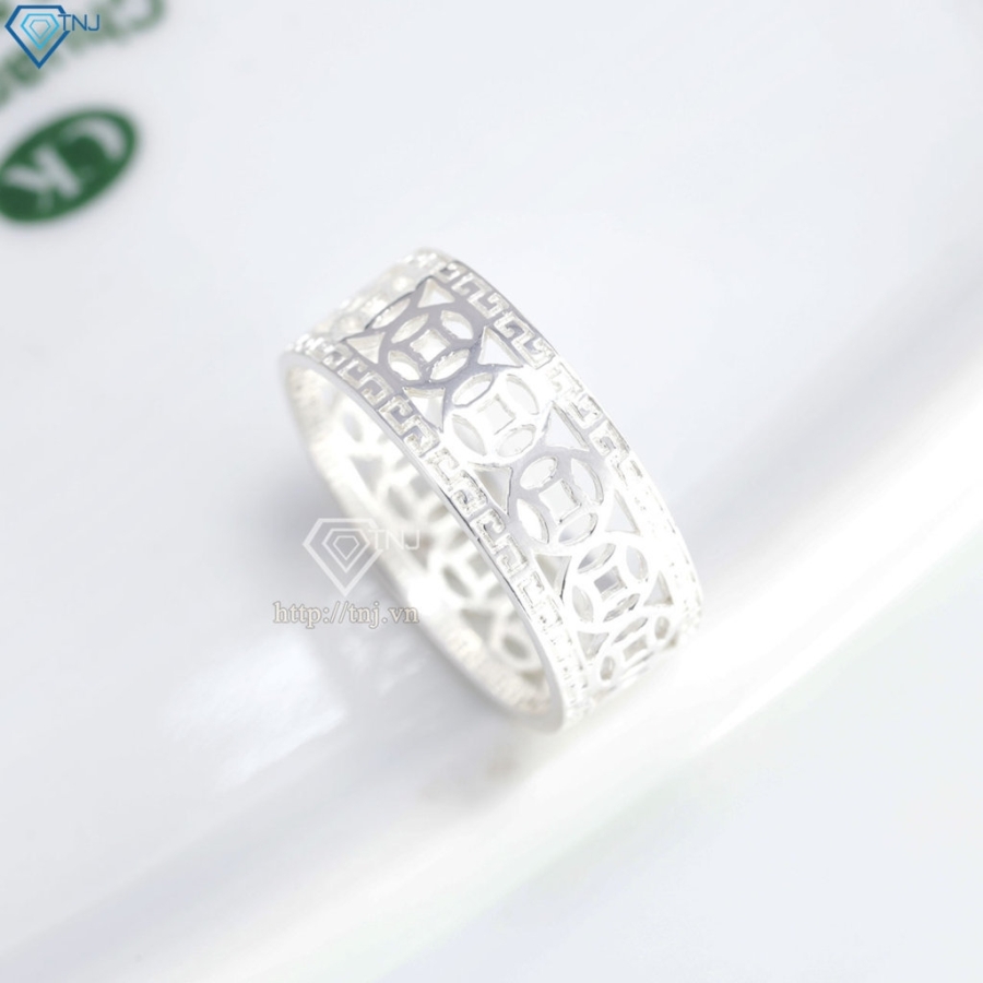 Nhẫn bạc nam kim tiền đơn giản NNA0885 - Trang Sức TNJ