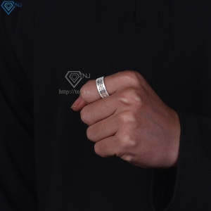 Nhẫn bạc nam kim tiền đơn giản NNA0885 - Trang Sức TNJ