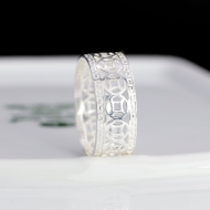 Nhẫn bạc nam kim tiền đơn giản NNA0885