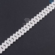 Lắc tay Cuban cao cấp đính đá phiên bản 14mm LTA0234