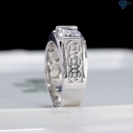 Nhẫn nam bạc kim tiền nhỏ xi mạ bạch kim NNA0879-XK