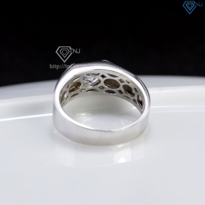 Nhẫn nam bạc kim tiền nhỏ xi mạ bạch kim NNA0879-XK