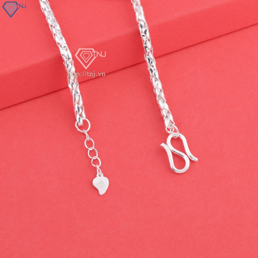 Lắc tay bạc cho bé khắc tên hình con ngựa LTT0215- Trang Sức TNJ