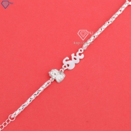 Lắc bạc cho bé khắc tên hình con ngựa LTT0216- Trang Sức TNJ