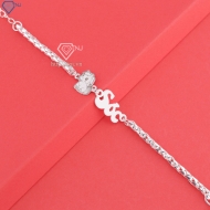 Lắc bạc cho bé khắc tên hình con ngựa LTT0216- Trang Sức TNJ