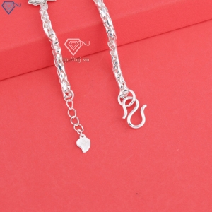 Lắc bạc cho bé khắc tên hình con ngựa LTT0216- Trang Sức TNJ