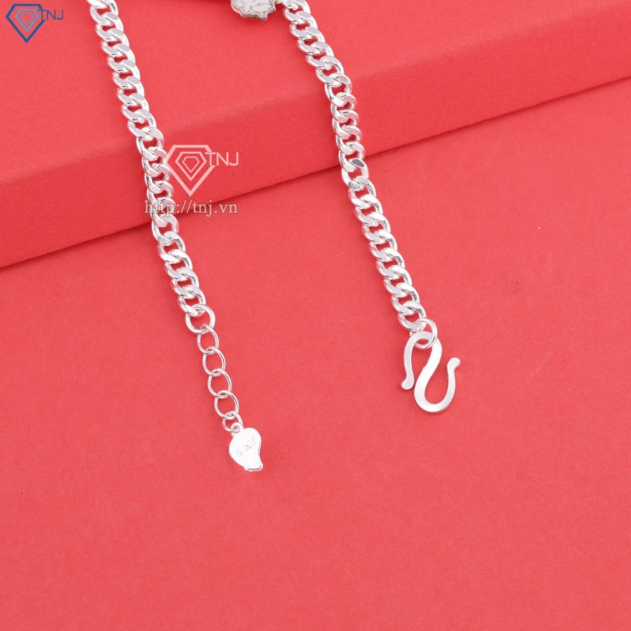 Lắc bạc cho bé khắc tên hình con ngựa đẹp LTT0218- Trang Sức TNJ