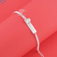 Lắc bạc cho bé khắc tên hình con ngựa đẹp LTT0218- Trang Sức TNJ