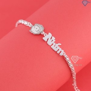 Lắc bạc cho bé khắc tên hình con nhím LTT0221 Trang Sức TNJ