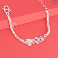 Lắc bạc cho bé trai khắc tên hình con voi LTT0222 - Trang Sức TNJ