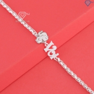 Lắc bạc cho bé trai khắc tên hình con voi LTT0222 - Trang Sức TNJ