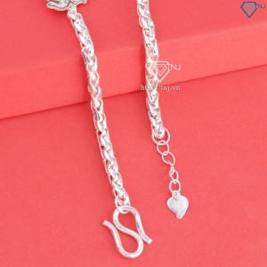 Lắc bạc cho bé khắc tên hình quả Cam LTT0225- Trang Sức TNJ