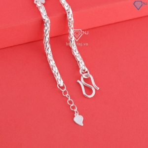 Lắc bạc cho bé khắc tên hình quả Xoài LTT0227 - Trang Sức TNJ