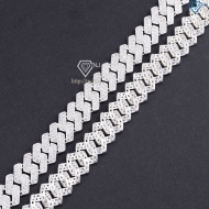 Vòng cổ Cuban đính đá cao cấp 14mm DCK0161 - Trang Sức TNJ