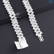 Vòng cổ Cuban đính đá cao cấp 14mm DCK0161 - Trang Sức TNJ