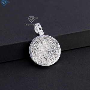 Dây chuyền bạc nam mặt bàn tay cầu nguyện xi vàng tây DCA0207