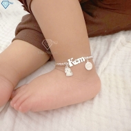 Lắc bạc cho bé khắc tên và con giáp theo yêu cầu LTT0213
