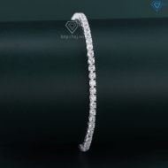 Lắc tay Tennis bạc cho nữ đính đá 3mm dây rút LTN0445 - Trang Sức TNJ