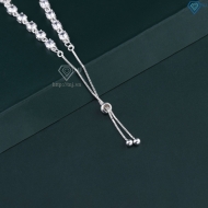 Lắc tay bạc cho nữ cỏ 4 lá vô cực may mắn đính đá dây rút LTN0450