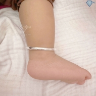 Lắc bạc cho bé khắc tên có chuông LTT0029 - Trang Sức TNJ