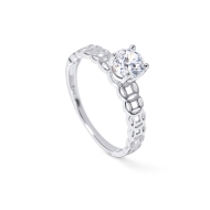 Nhẫn bạc nữ kim tiền xi kim giá rẻ NN0421-XK