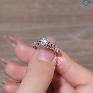 Nhẫn bạc nữ kim tiền xi kim giá rẻ NN0542-XK