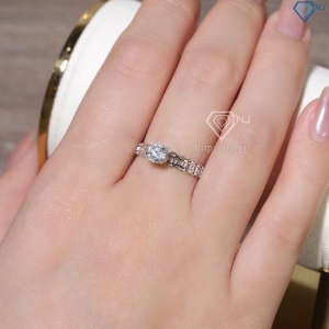 Nhẫn bạc nữ kim tiền xi kim giá rẻ NN0542-XK