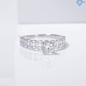 Nhẫn bạc nữ kim tiền xi kim giá rẻ NN0542-XK