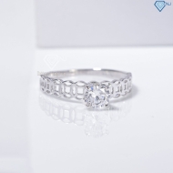 Nhẫn bạc nữ kim tiền xi kim giá rẻ NN0542-XK