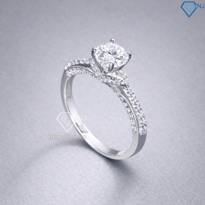 Nhẫn bạc nữ 925 xi kim đính đá sang trọng NN0541-XK
