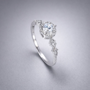 Nhẫn bạc nữ mặt đá vuông đính đá xi kim NN0526-XK