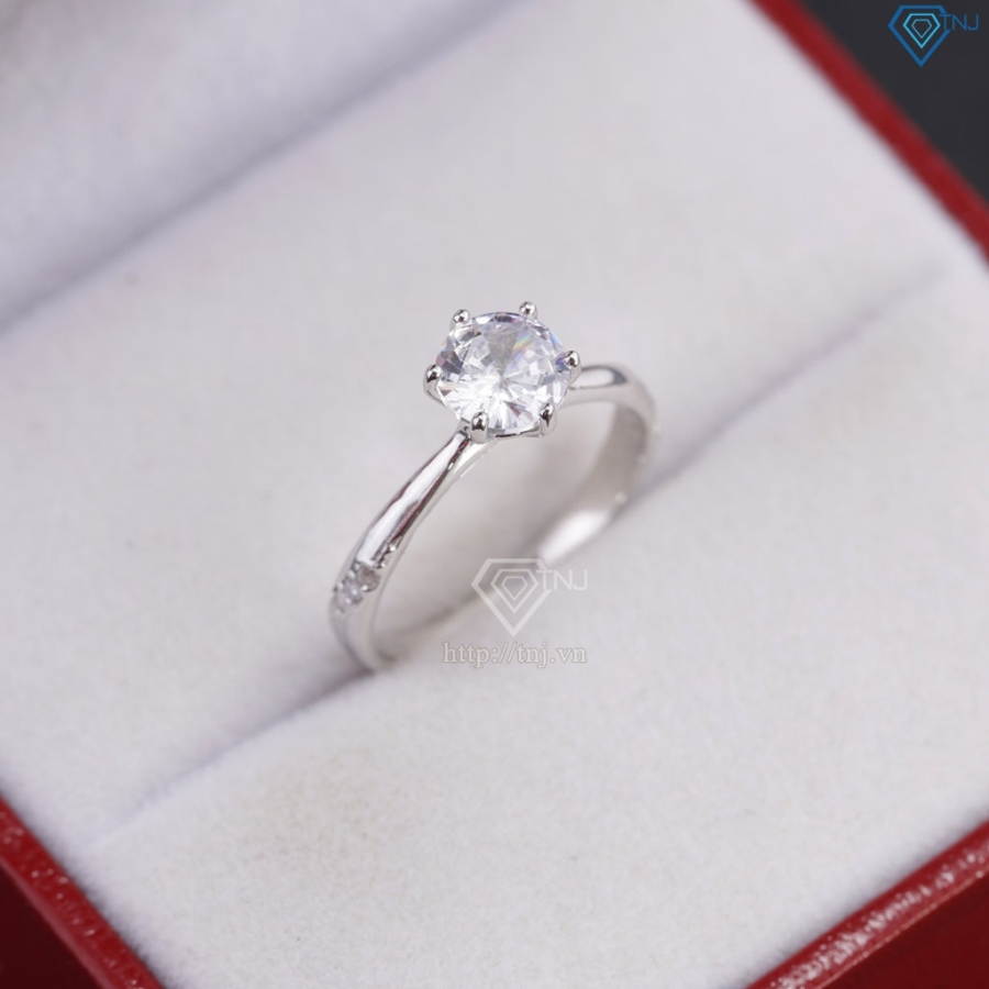 Nhẫn bạc nữ đơn giản giá rẻ xi kim NN0417-XK- Trang Sức TNJ