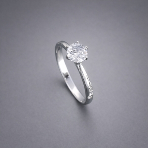 Nhẫn bạc nữ đơn giản giá rẻ xi kim NN0417-XK