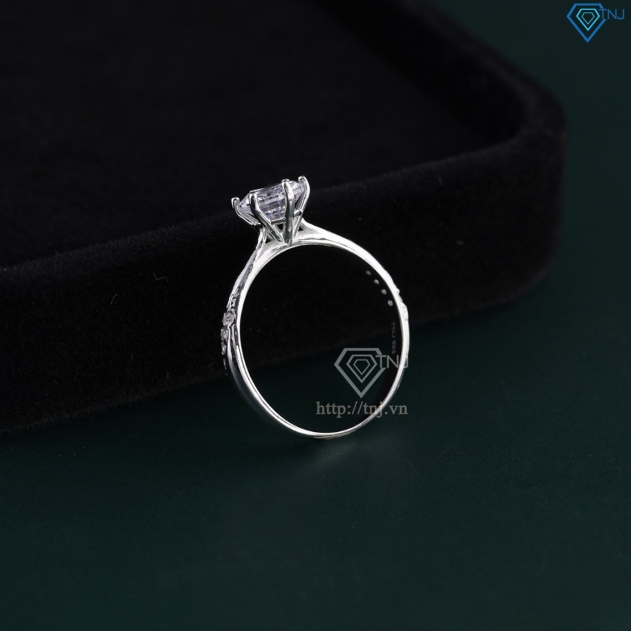 Nhẫn bạc nữ đơn giản giá rẻ xi kim NN0417-XK- Trang Sức TNJ