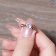 Nhẫn bạc nữ đơn giản giá rẻ xi kim NN0417-XK- Trang Sức TNJ