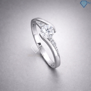 Nhẫn bạc nữ đính đá chìm xi kim NN0340-XK - Trang Sức TNJ