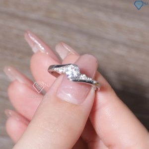 Nhẫn bạc nữ đính đá chìm xi kim NN0340-XK - Trang Sức TNJ