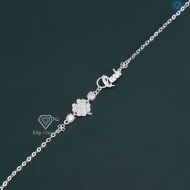 Quà Valentine cho người yêu lắc tay bạc nữ hình cỏ 4 lá LTN0346