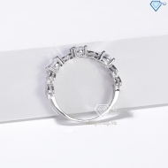 Nhẫn bạc nữ dạng tròn kim tiền xi kim NN0544-XK