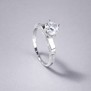 Nhẫn bạc nữ 925 xi kim đính đá sang trọng NN0545